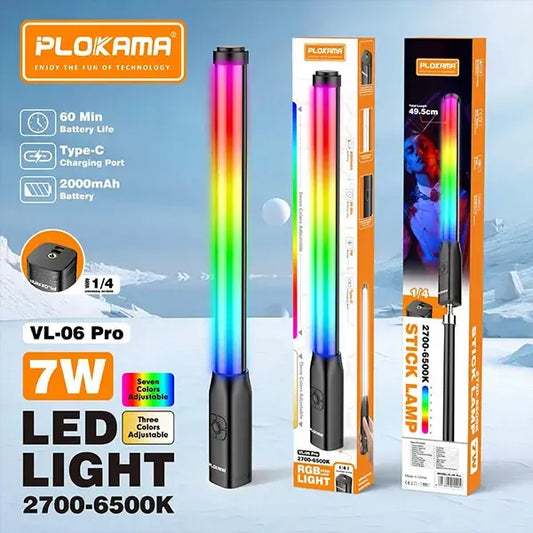 Plokama VL-06 Pro portable RGB LED Stick Light