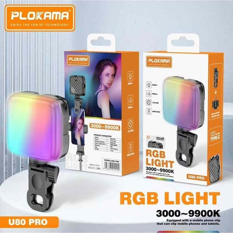 🌈 Plokama U80 Pro RGB Flash Light