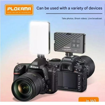 PLOKAMA MS-20 LED Photography Light Professional Lighting for Photography & Video