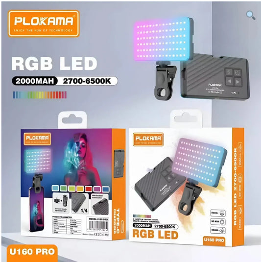 PLOKAMA U160 PRO RGB Portable LED Light