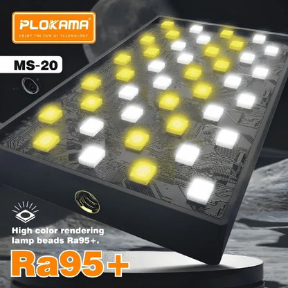 PLOKAMA MS-20 LED Photography Light Professional Lighting for Photography & Video